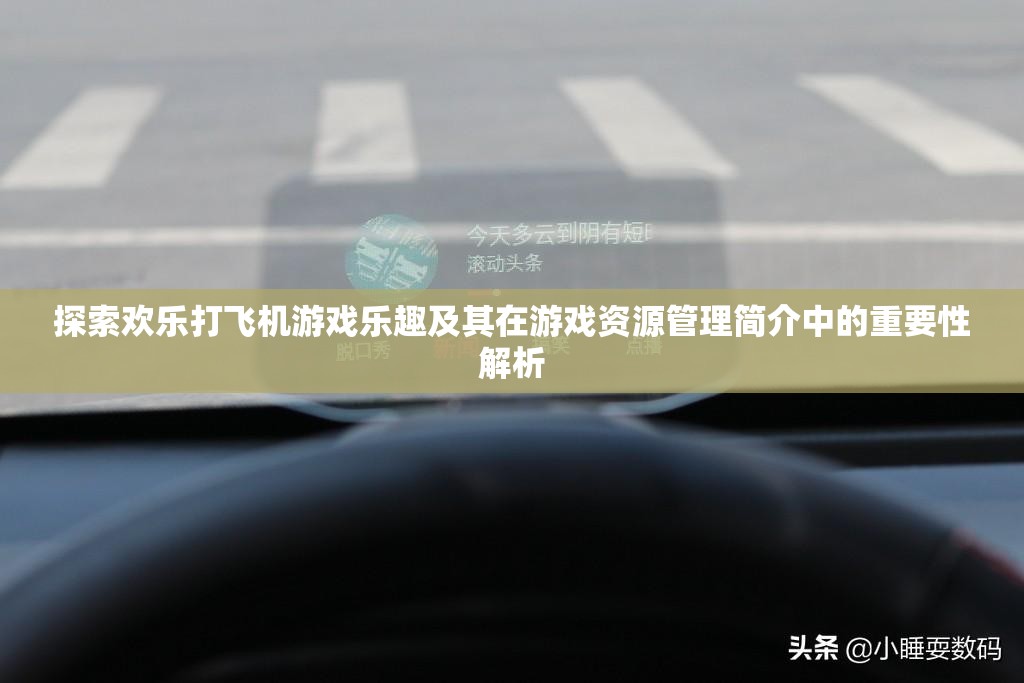 探索欢乐打飞机游戏乐趣及其在游戏资源管理简介中的重要性解析