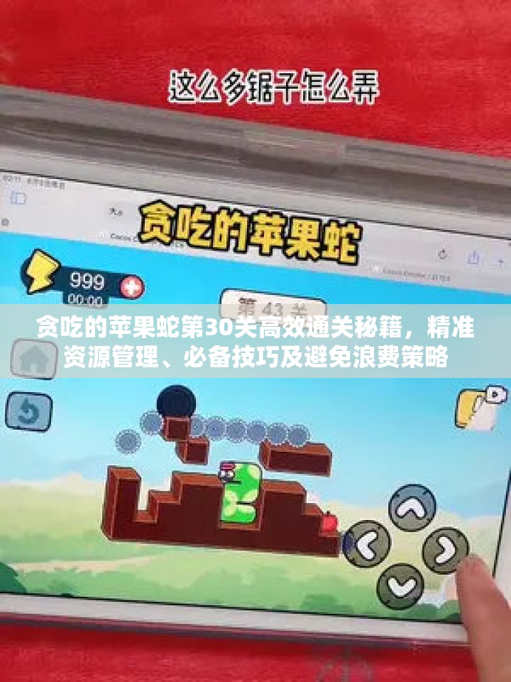 贪吃的苹果蛇第30关高效通关秘籍，精准资源管理、必备技巧及避免浪费策略