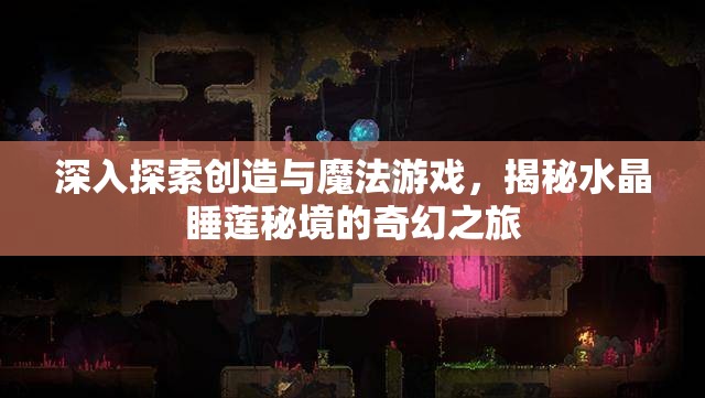 深入探索创造与魔法游戏，揭秘水晶睡莲秘境的奇幻之旅