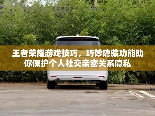 王者荣耀游戏技巧，巧妙隐藏功能助你保护个人社交亲密关系隐私