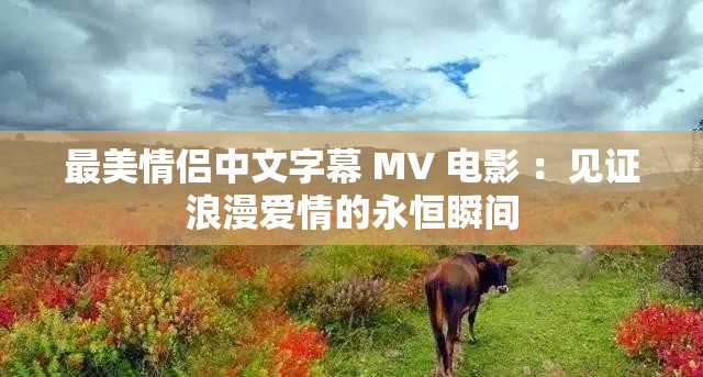 最美情侣中文字幕 MV 电影 ：见证浪漫爱情的永恒瞬间