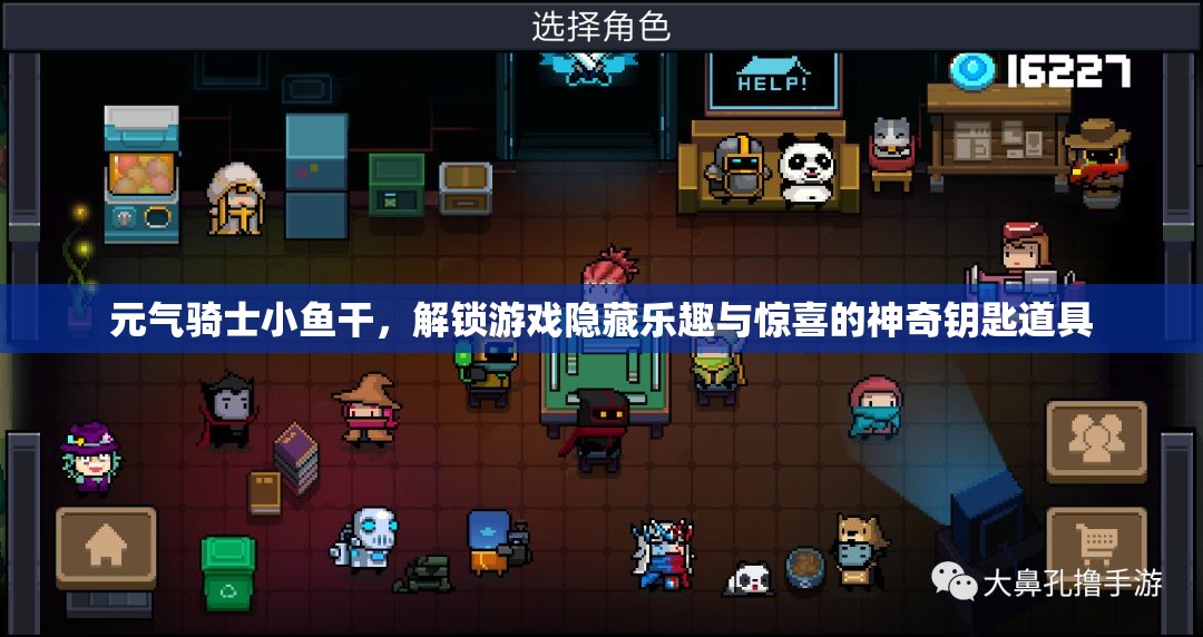 元气骑士小鱼干，解锁游戏隐藏乐趣与惊喜的神奇钥匙道具