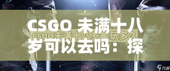 CSGO 未满十八岁可以去吗：探寻游戏年龄限制真相