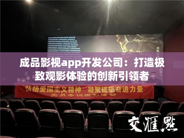 成品影视app开发公司：打造极致观影体验的创新引领者
