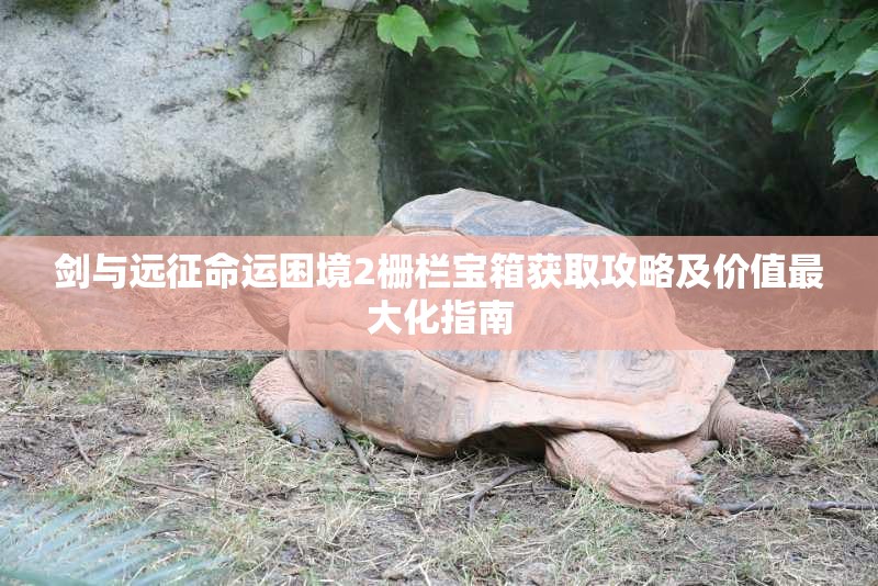 剑与远征命运困境2栅栏宝箱获取攻略及价值最大化指南