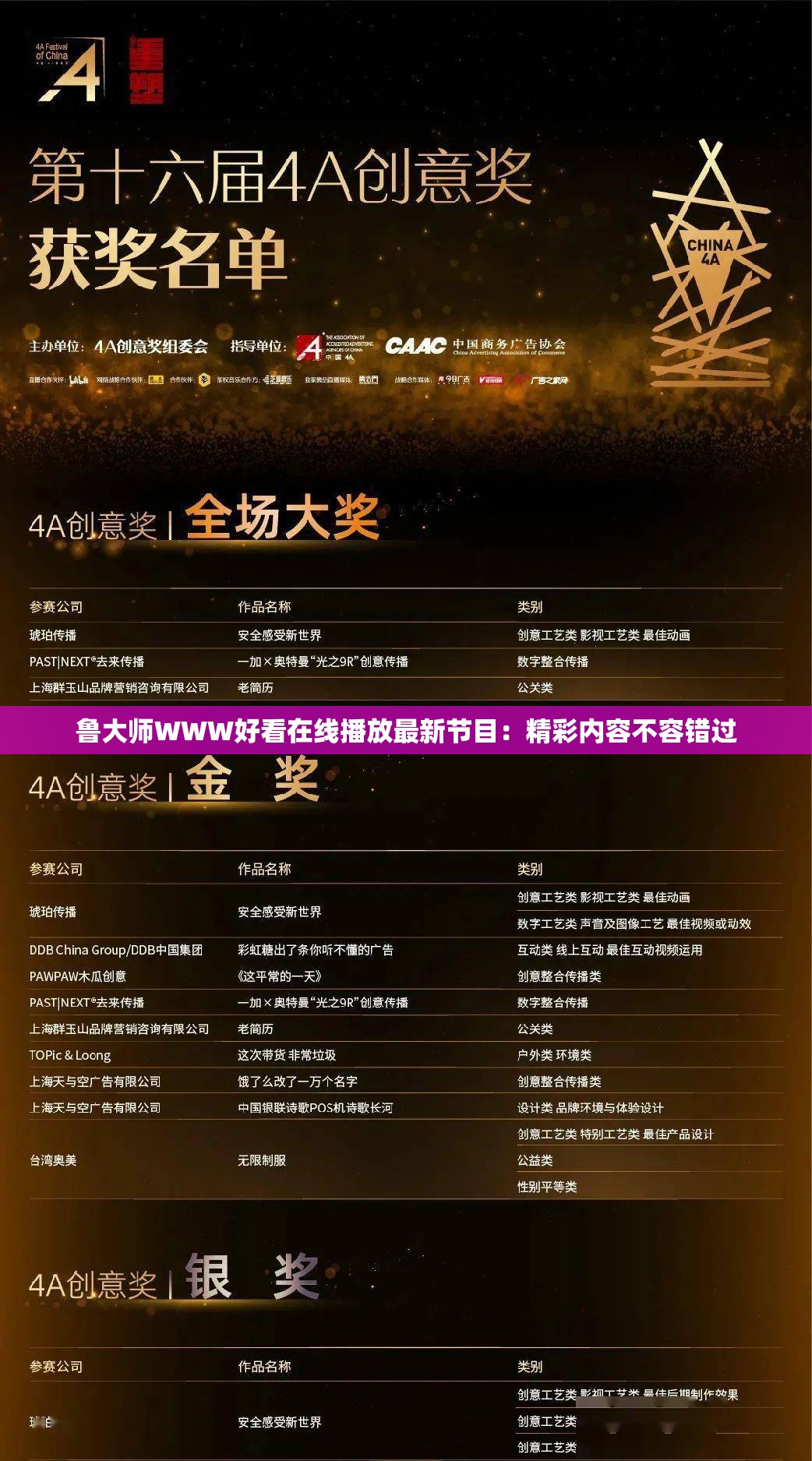 鲁大师WWW好看在线播放最新节目：精彩内容不容错过