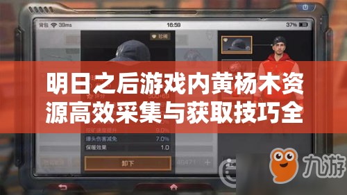 明日之后游戏内黄杨木资源高效采集与获取技巧全攻略