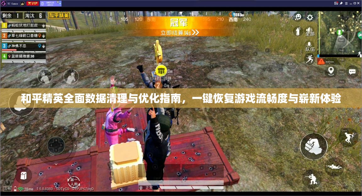 和平精英全面数据清理与优化指南，一键恢复游戏流畅度与崭新体验