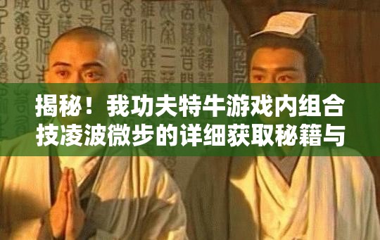 揭秘！我功夫特牛游戏内组合技凌波微步的详细获取秘籍与攻略