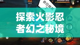 探索火影忍者幻之秘境位置及资源管理高效利用策略以最大化其价值
