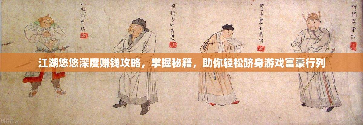 江湖悠悠深度赚钱攻略，掌握秘籍，助你轻松跻身游戏富豪行列