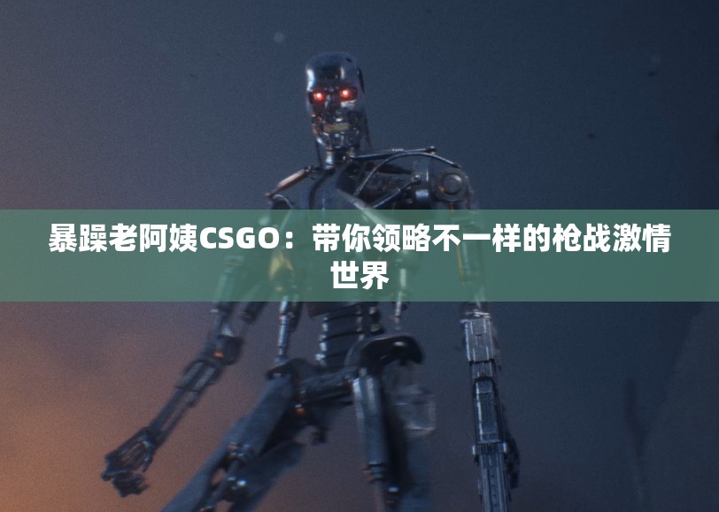 暴躁老阿姨CSGO：带你领略不一样的枪战激情世界