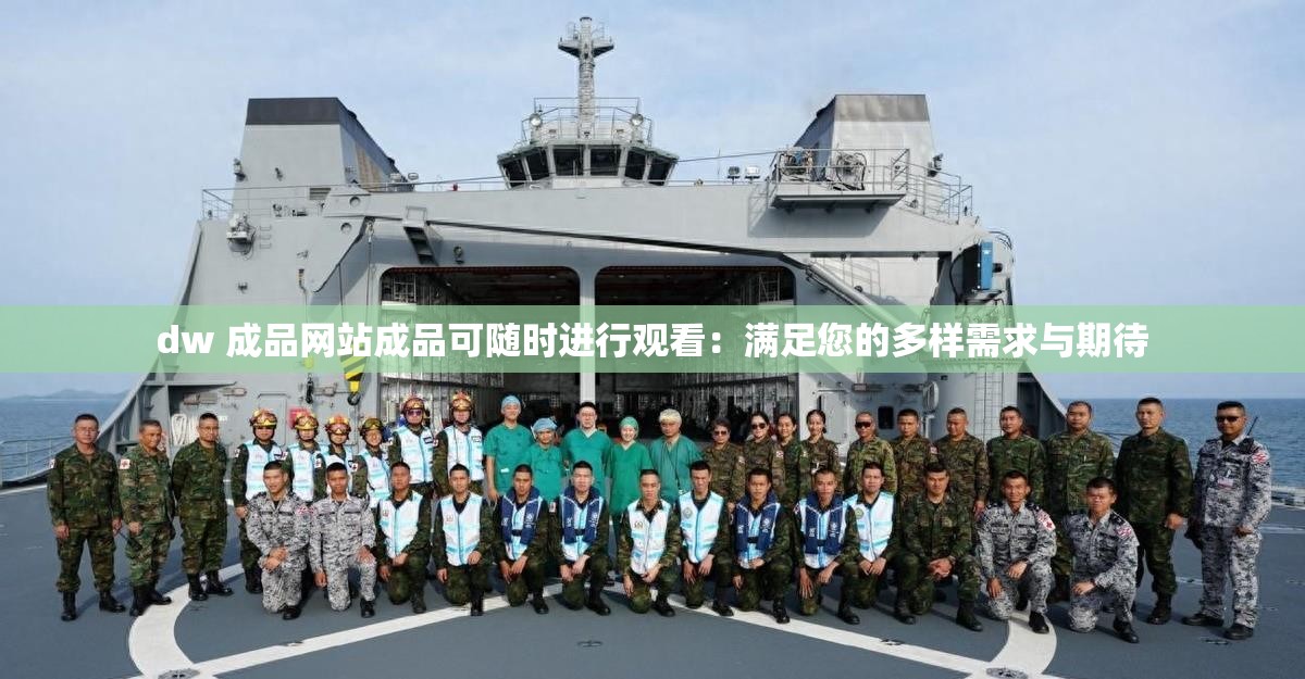 dw 成品网站成品可随时进行观看：满足您的多样需求与期待