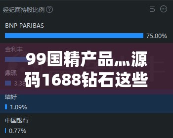 99国精产品灬源码1688钻石这些产品背后的故事和价值解析