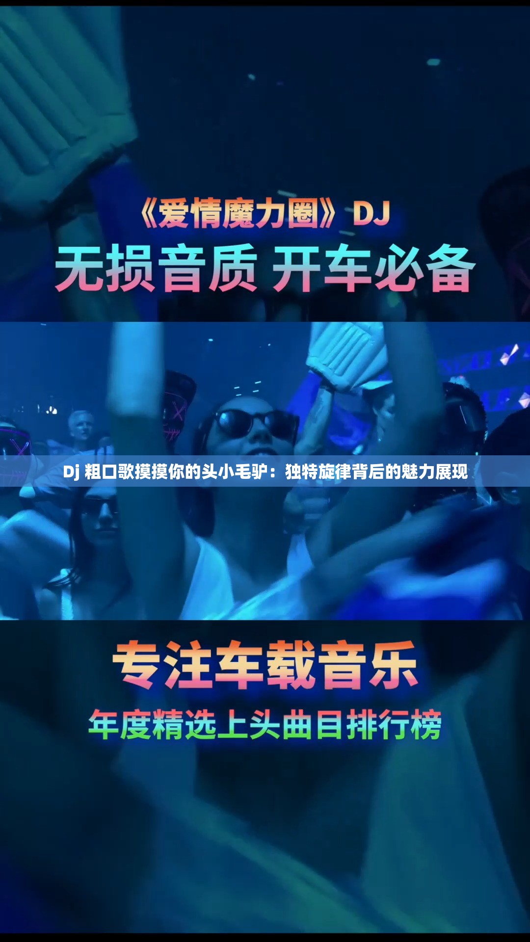 Dj 粗口歌摸摸你的头小毛驴：独特旋律背后的魅力展现