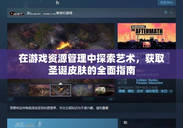 在游戏资源管理中探索艺术，获取圣诞皮肤的全面指南