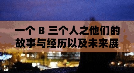 一个 B 三个人之他们的故事与经历以及未来展望
