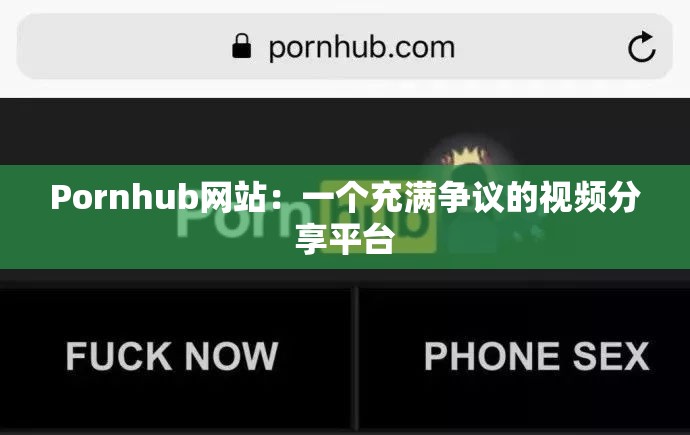Pornhub网站：一个充满争议的视频分享平台
