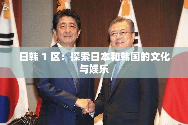 日韩 1 区：探索日本和韩国的文化与娱乐