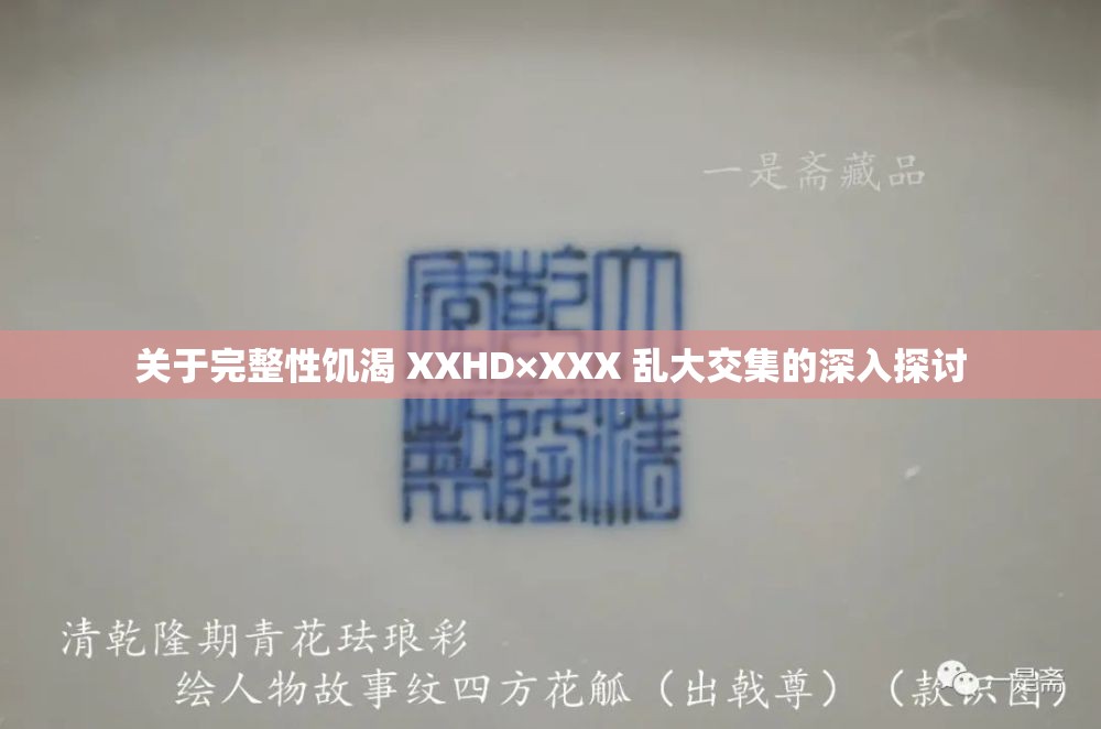 关于完整性饥渴 XXHD×XXX 乱大交集的深入探讨