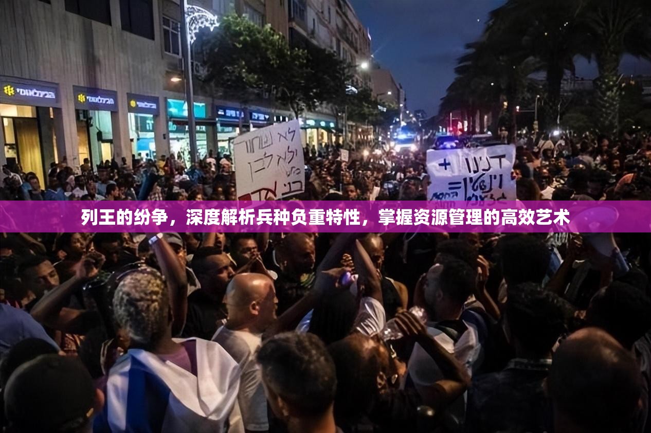 列王的纷争，深度解析兵种负重特性，掌握资源管理的高效艺术