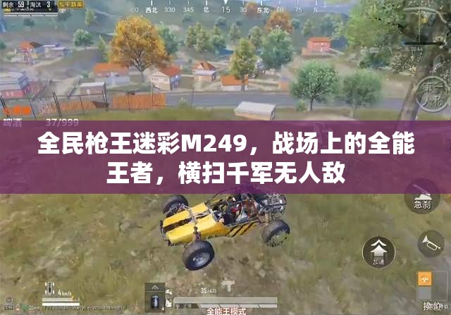 全民枪王迷彩M249，战场上的全能王者，横扫千军无人敌