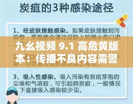九幺视频 9.1 高危黄版本：传播不良内容需警惕