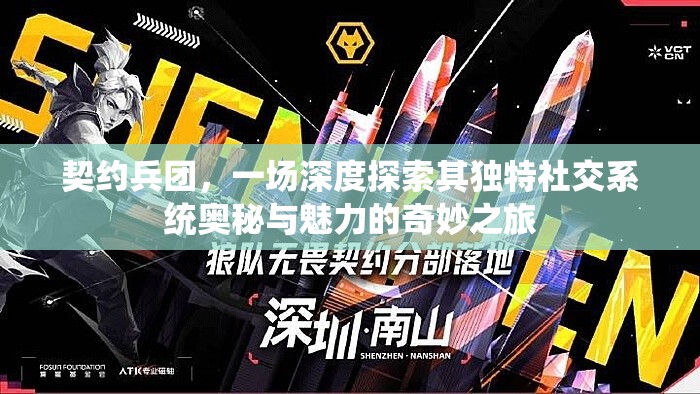 契约兵团，一场深度探索其独特社交系统奥秘与魅力的奇妙之旅