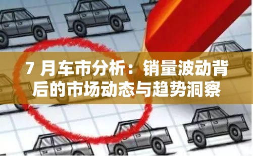 7 月车市分析：销量波动背后的市场动态与趋势洞察