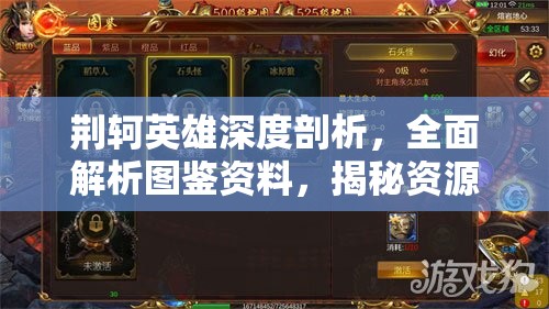 荆轲英雄深度剖析，全面解析图鉴资料，揭秘资源管理的精湛艺术