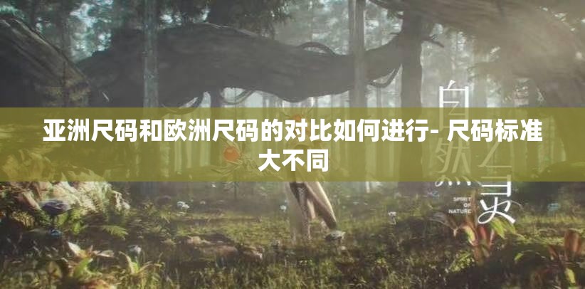 亚洲尺码和欧洲尺码的对比如何进行- 尺码标准大不同