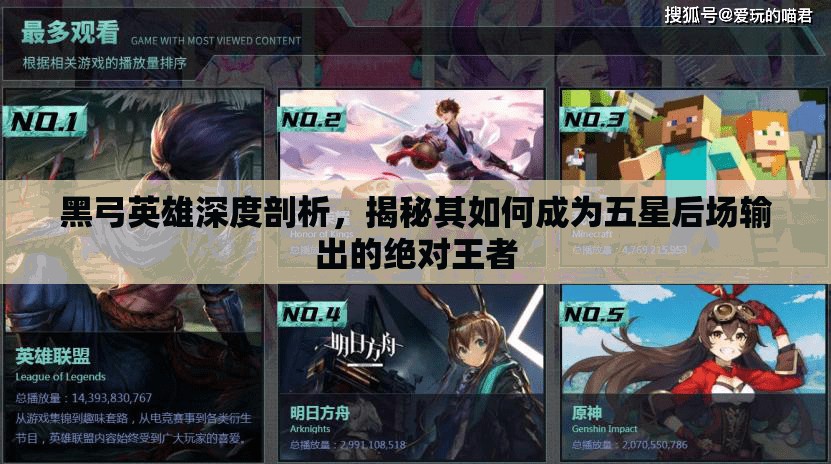 黑弓英雄深度剖析，揭秘其如何成为五星后场输出的绝对王者