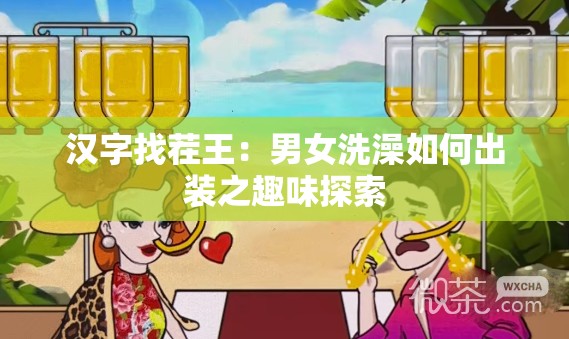 汉字找茬王：男女洗澡如何出装之趣味探索