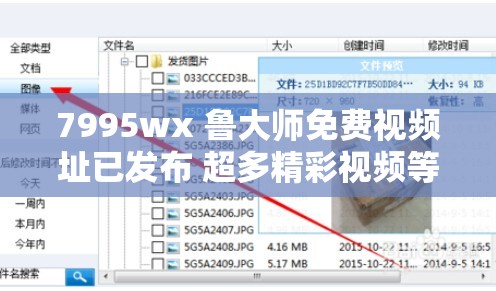 7995wx 鲁大师免费视频址已发布 超多精彩视频等你来
