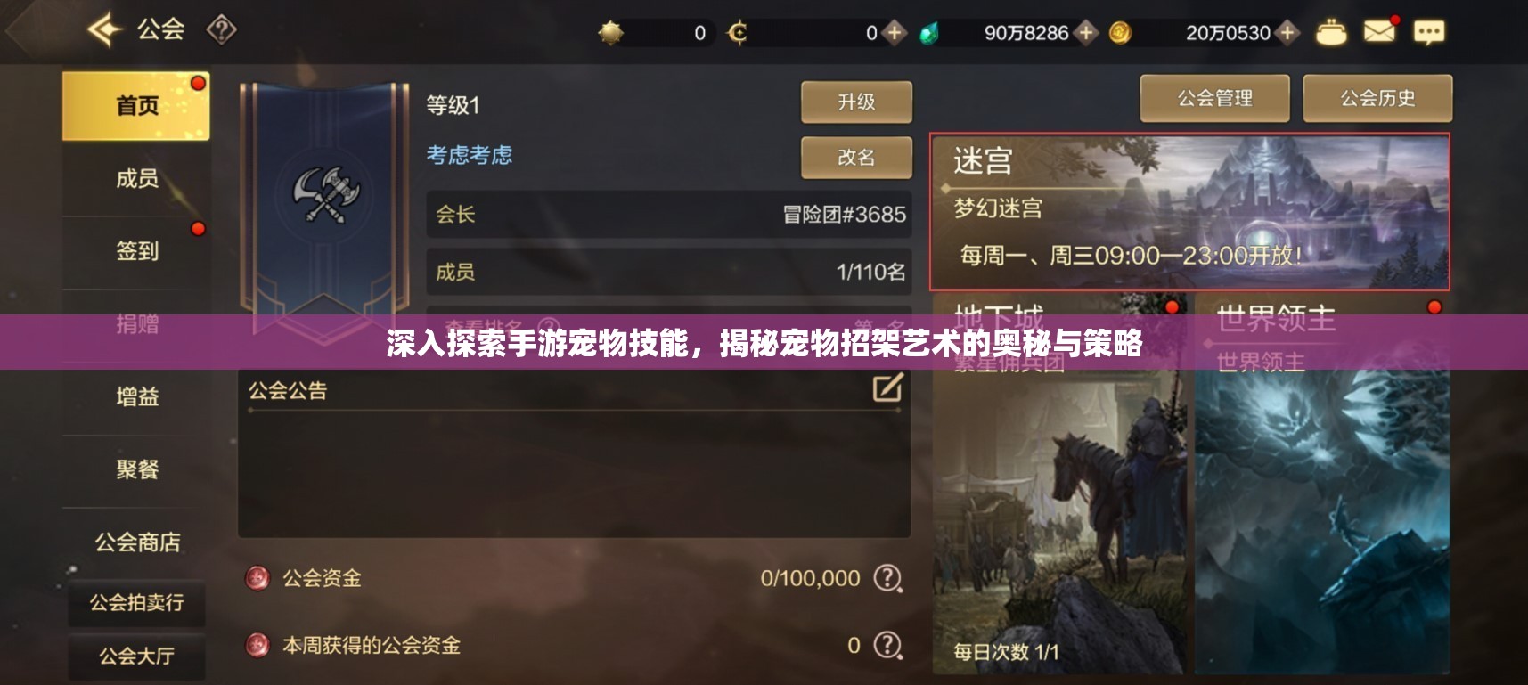 深入探索手游宠物技能，揭秘宠物招架艺术的奥秘与策略