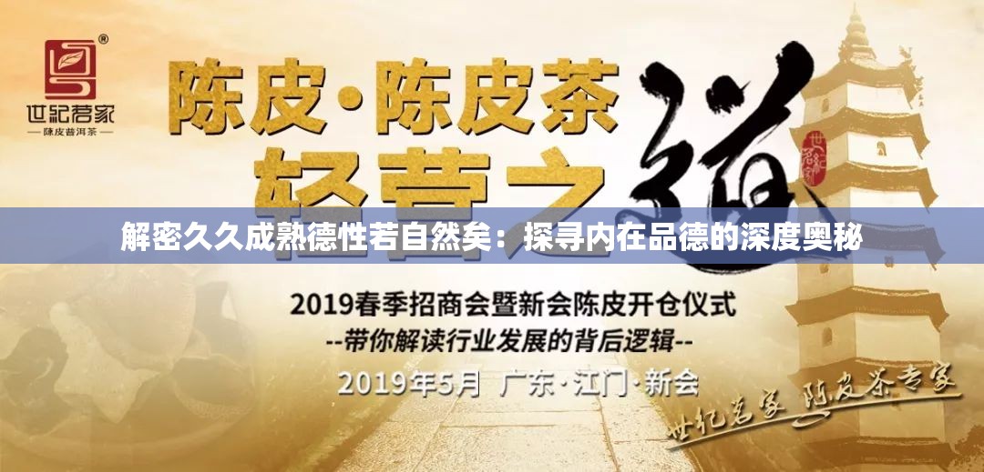 解密久久成熟德性若自然矣：探寻内在品德的深度奥秘