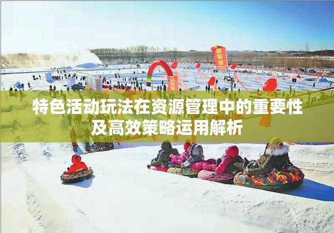 特色活动玩法在资源管理中的重要性及高效策略运用解析