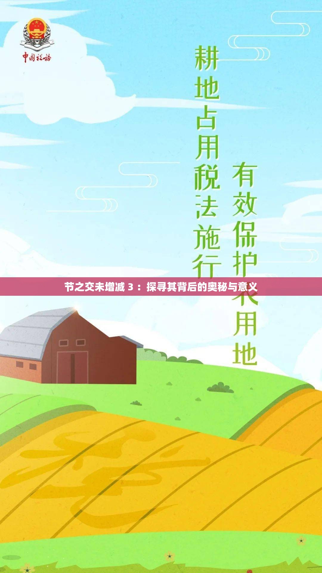 节之交未增减 3 ：探寻其背后的奥秘与意义