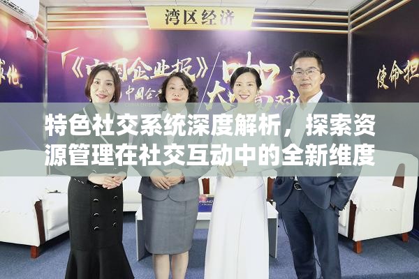 特色社交系统深度解析，探索资源管理在社交互动中的全新维度