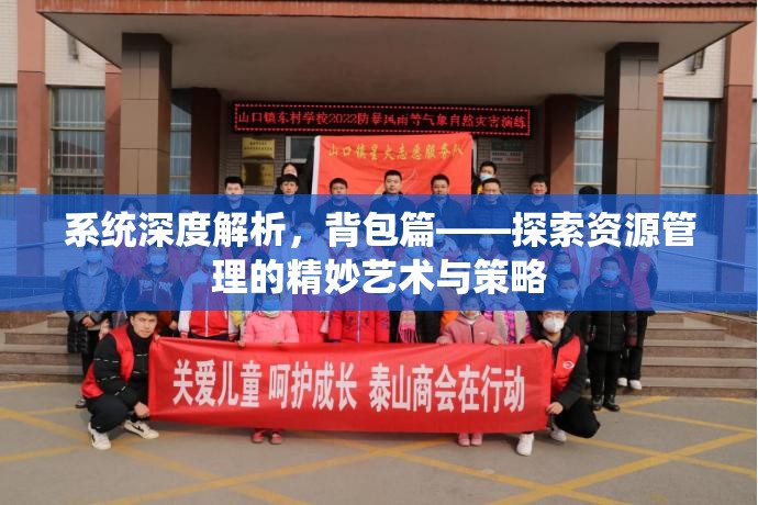 系统深度解析，背包篇——探索资源管理的精妙艺术与策略