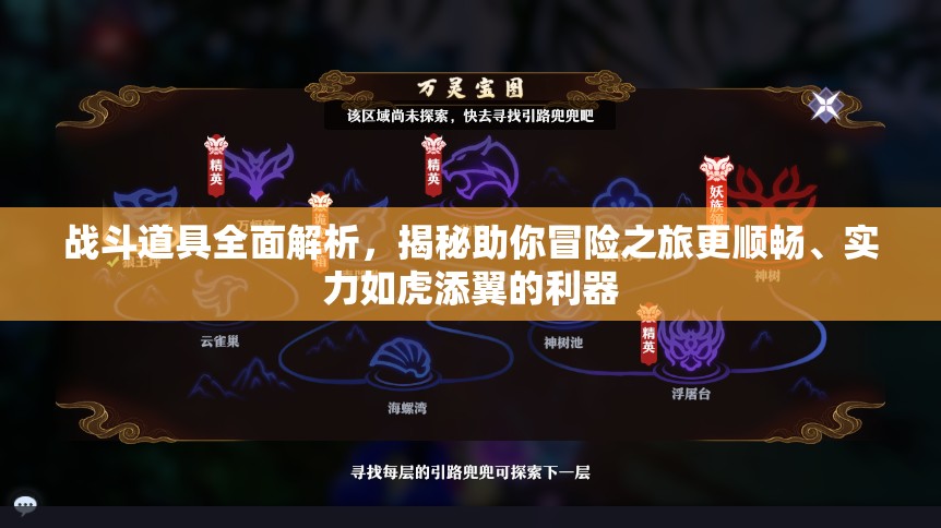 战斗道具全面解析，揭秘助你冒险之旅更顺畅、实力如虎添翼的利器