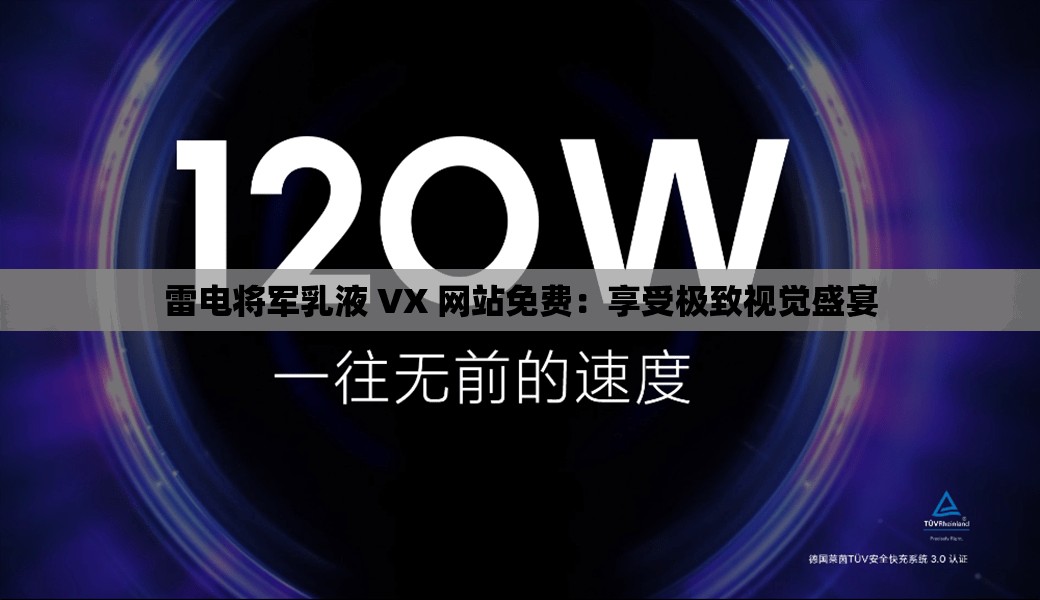 雷电将军乳液 VX 网站免费：享受极致视觉盛宴