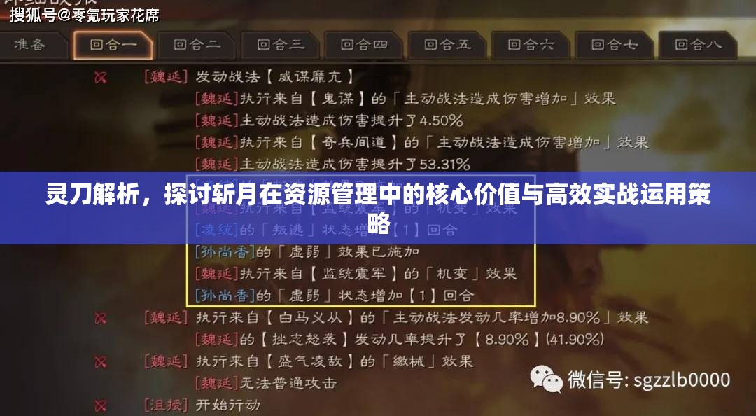 灵刀解析，探讨斩月在资源管理中的核心价值与高效实战运用策略