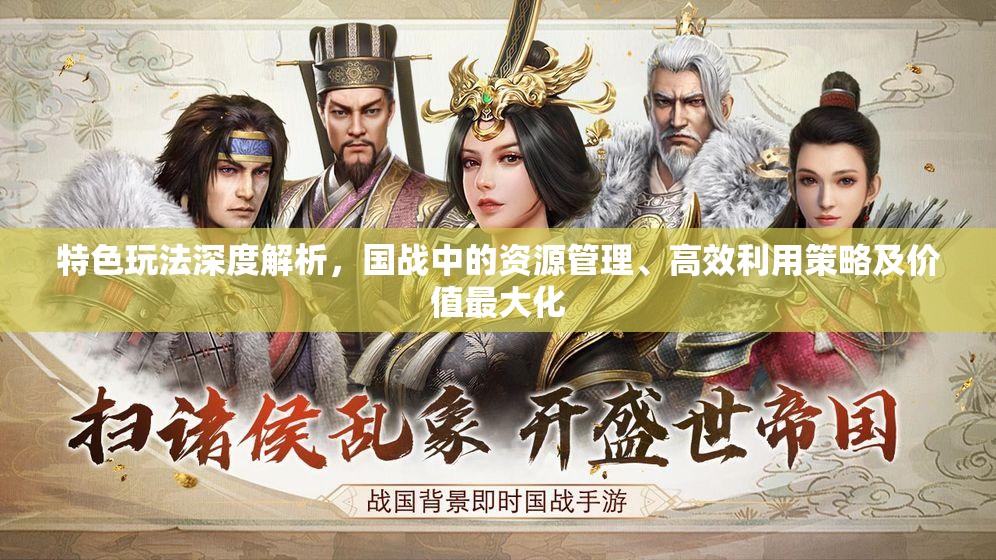 特色玩法深度解析，国战中的资源管理、高效利用策略及价值最大化