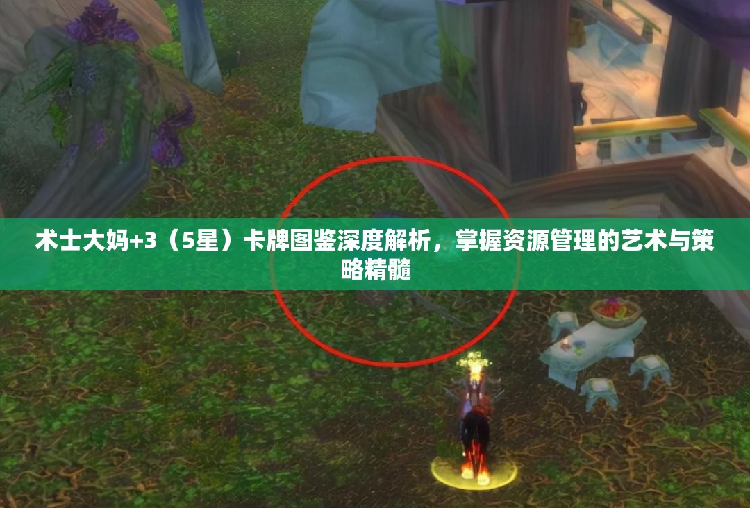 术士大妈+3（5星）卡牌图鉴深度解析，掌握资源管理的艺术与策略精髓