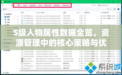 S级人物属性数据全览，资源管理中的核心策略与优化指南