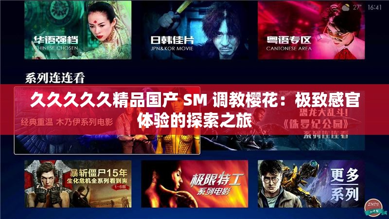 久久久久久精品国产 SM 调教樱花：极致感官体验的探索之旅