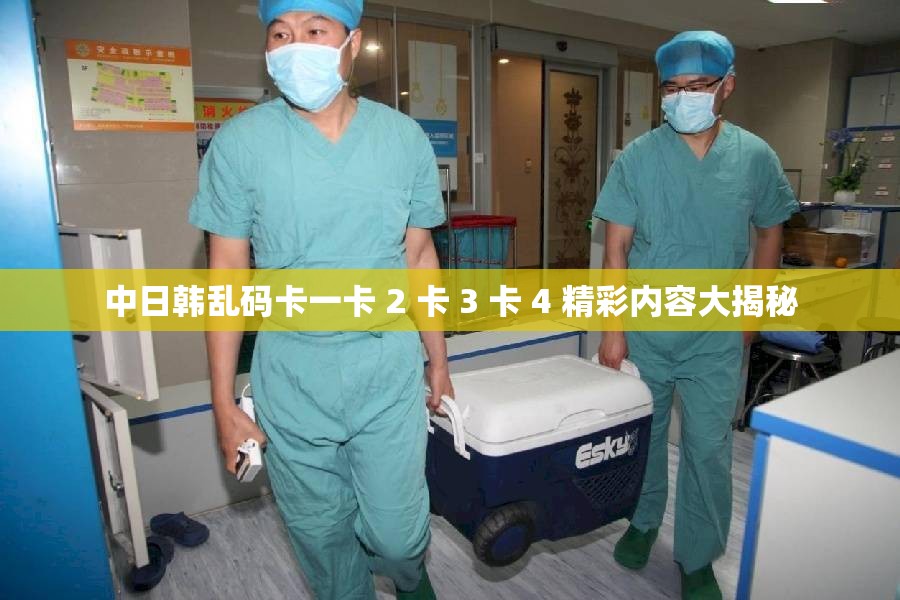 中日韩乱码卡一卡 2 卡 3 卡 4 精彩内容大揭秘
