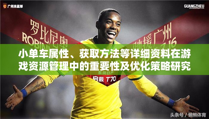 小单车属性、获取方法等详细资料在游戏资源管理中的重要性及优化策略研究