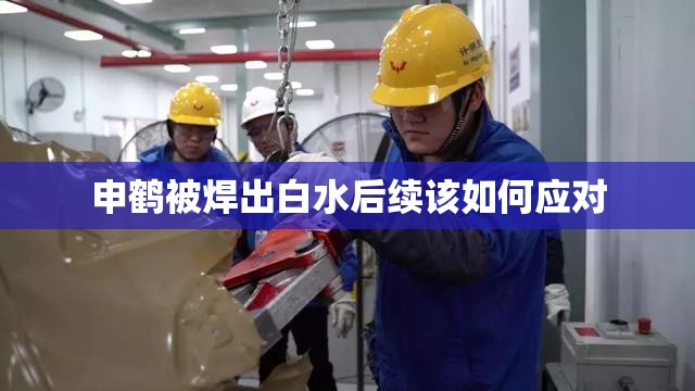 申鹤被焊出白水后续该如何应对